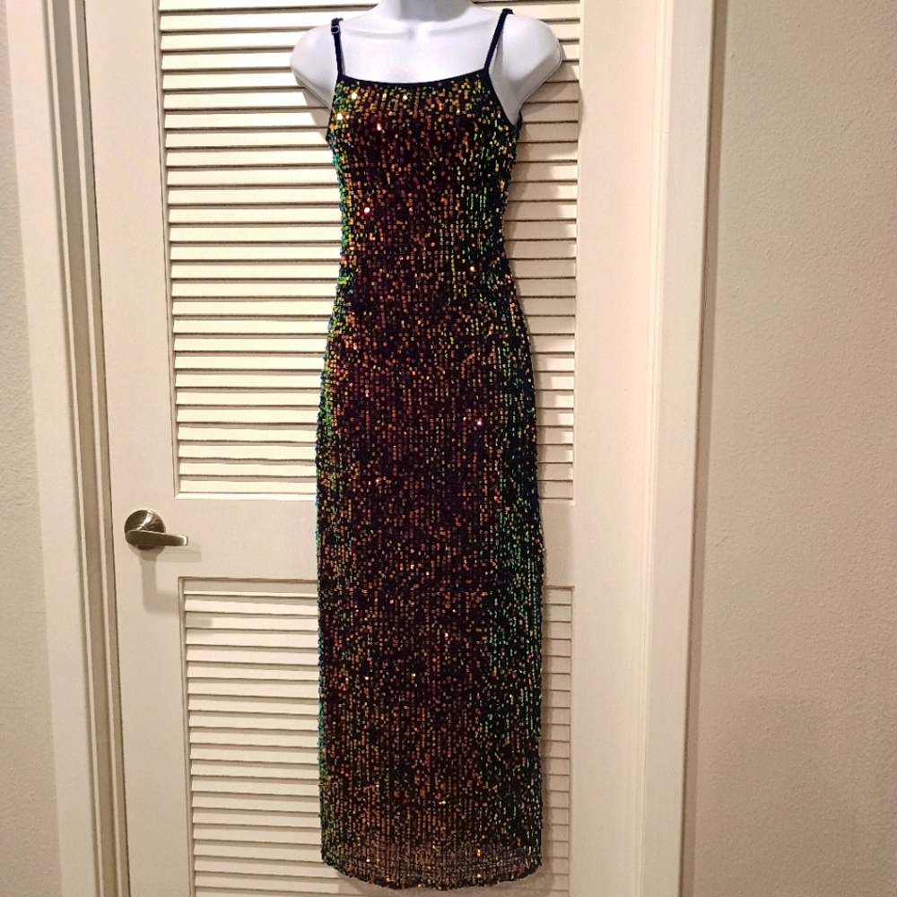 NWT Wild Fable Multicolor Sequin Women's Dress Size XXS